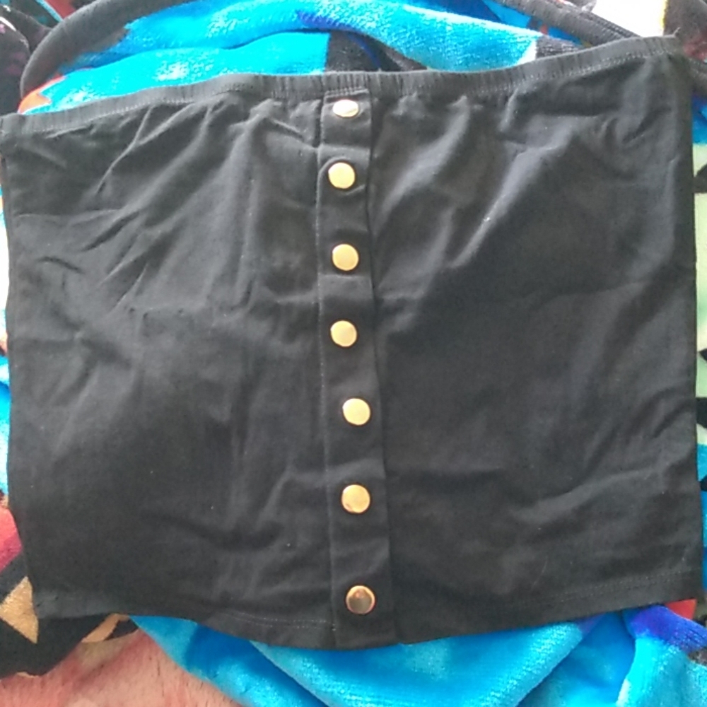 Black Crop Top